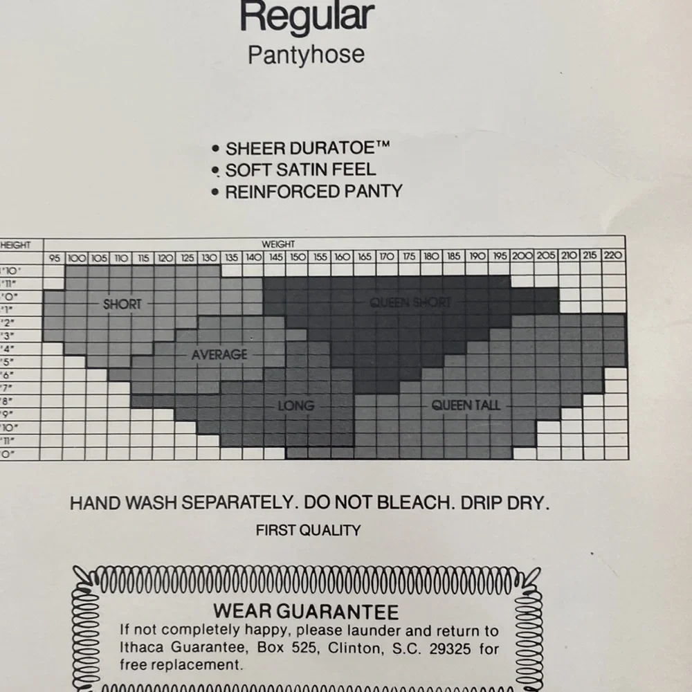 Vintage New Deadstock Le Roi regular pantyhose
